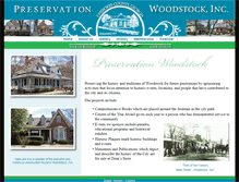 Tablet Screenshot of preservationwoodstock.com